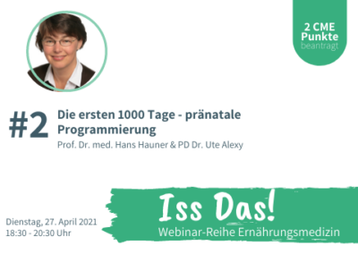 (German) Vorlesungsreihe “Iss Das!” 3.0 | Event 2 von 10