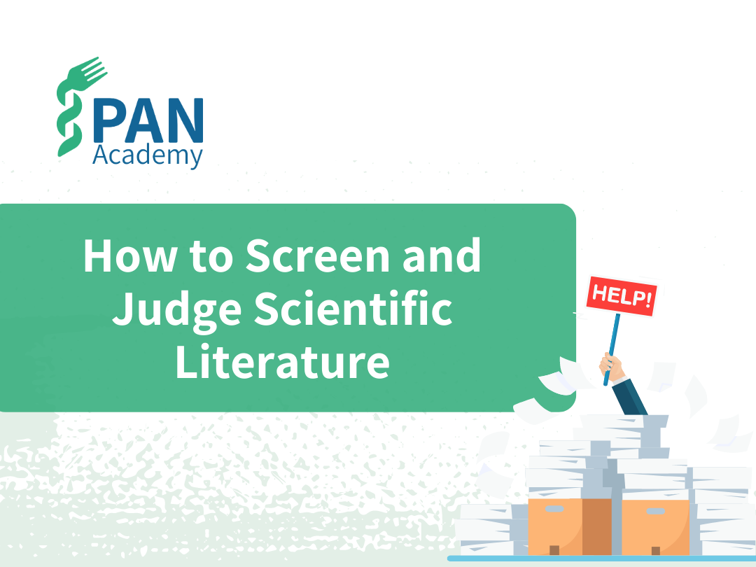 Module 3: How to screen and judge scientific literature